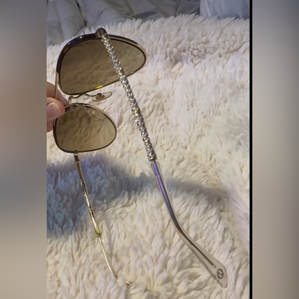 Gucci rhinestone sunglasses